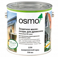 Защитное масло-лазурь для древесины OSMO Holzschutz Öl-Lasur 0,75 л